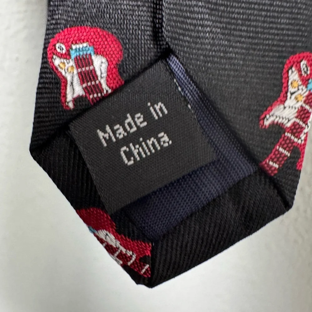 Lord & Taylor Guitar Musician Rock N Roll Tie Novelty Print 100%‎ Silk Tie